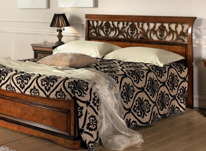 Italienisches Schlafzimmer Möbel Bett Nachttisch Massive Holz Betten Set 3tlg