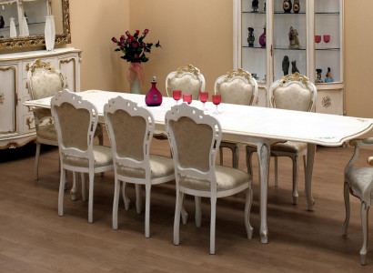 Esstisch Tisch Esszimmer Wohnzimmer Tische Holz Art déco Esstische Antik Neu