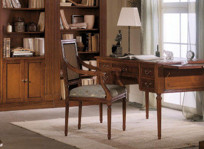 Tisch Schreibtisch Sekretär Schreibtische Italienische Möbel Stuhl Set Büro 2tlg