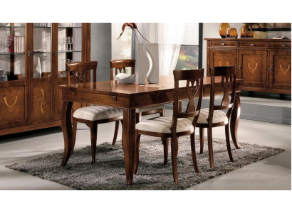 Täuschend echter Holzimitat-Esstisch: Modernes Design und Luxus für Ihr Esszimmer