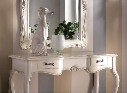 Schminktisch Frisiertisch Kosmetiktisch Kommode mit Spiegel Ablagen Konsolen Neu