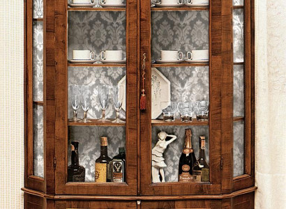 Anrichte Regal Schrank Glas Schränke Vitrinen Italienische Möbel Glasschrank Neu