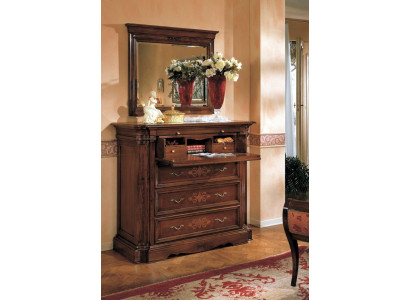 Sideboard Anrichte Holz Kommode mit 4 Schubladen Schubladenschrank Schrank Neu