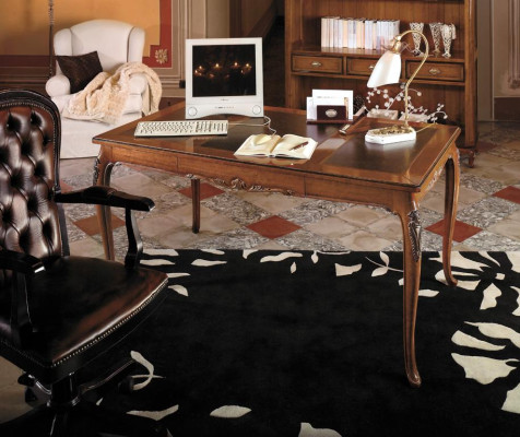 Tisch Schreibtisch Sekretär Schreibtische Italienische Möbel Büro Holz Tische