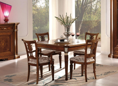 Luxus Esstisch Ausziehbarer Tisch Holz Tische Modern Esszimmer Design Italien