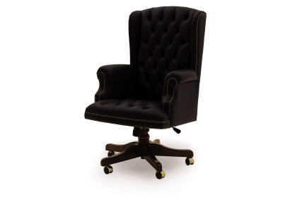 Klassischer Drehsessel auf Rollen Bürostuhl für Chef Bürostuhl Italienischer Neu
