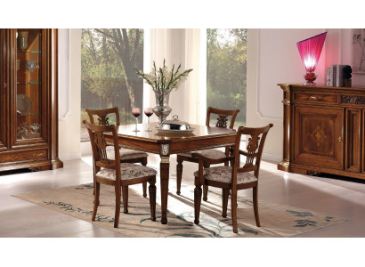 Set 4x Stuhl Stühle Sessel Esszimmer Garnitur Holz Modern Gruppe Lehnstuhl Möbel