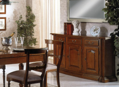 Kommode Anrichte Sideboard Braun Holz Massiv Schrank Möbel Kommoden Sideboards