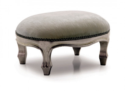 Hocker Polster Sitz Textil Relax Beistell Sofa Sitzbank Hocker R1 Designer Luxus