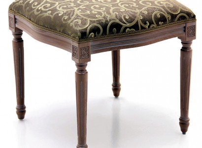 Wohnzimmer Designer Hocker Holz Textil Fußhocker Ottoman Sitzhocker Sitzpouf