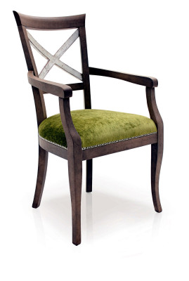 Polster Stühle 1x Sessel Wohn Ess Zimmer Textil Designer Stuhl Luxus Lehnstuhl