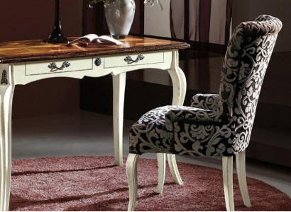 Esszimmer Lehnstuhl Polsterstuhl Luxus Sessel Stuhl Stühle Arbeitszimmer Möbel