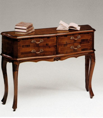 Kommode Konsolen Barock Rokoko Tisch Kommoden Holz Design Beistell Schrank