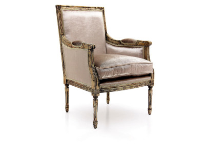 Polster Fernseh Textil Holz 1 Sitzer Design Lounge Club Relax Sessel Stuhl