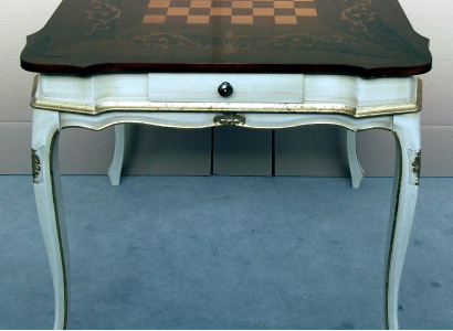 Schachtisch Spieltisch Tisch Mit Schach Miniatur Studien Möbel Tische Brettspiel