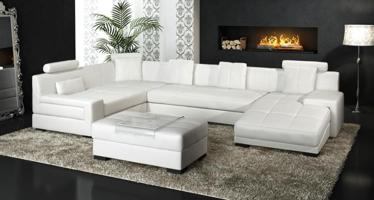 Wohnlandschaft Ecksofa Sofa Couch Polster Sitz Garnitur Sofas Couchen