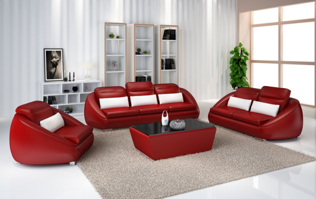 Sofagarnitur 3+2+1 Sitzer Modern Set Design Sofa Polster Couchen Couch