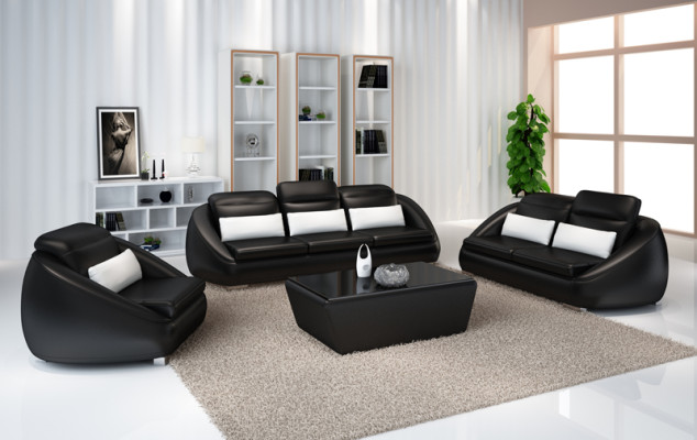 Sofagarnitur 3+2+1 Sitzer Modern Set Design Sofa Polster Couchen Couch