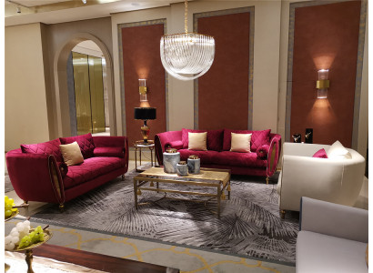 Sofagarnitur 3+2+1 Sitzer Set Design Sofa Polster Couchen Couch Modern Garnitur