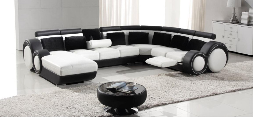 Sofas U Form Sofa Couch Polster Garnitur Wohnlandschaft Design Ecksofa