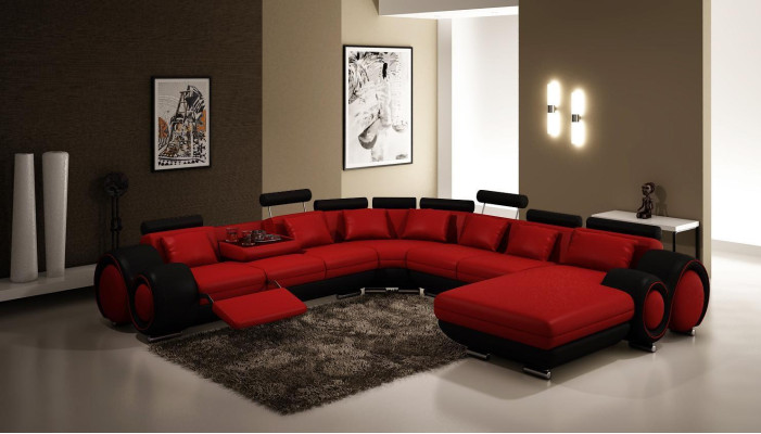 Sofas U Form Sofa Couch Polster Garnitur Wohnlandschaft Design Ecksofa