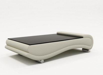 Couchtisch Tisch Polster Design Glastisch Beistell Leder Sofa Couch Tische