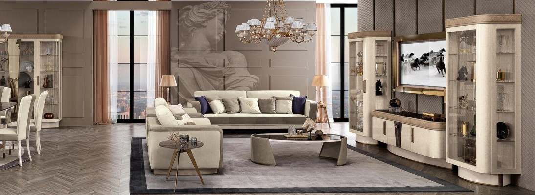 Sofagarnitur 3+1+1 Sitzer Set Design Sofas Polster Couchen Relax Modern Sofa neu