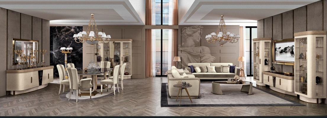 Sofagarnitur 3+1+1 Sitzer Set Design Sofas Polster Couchen Relax Modern Sofa neu