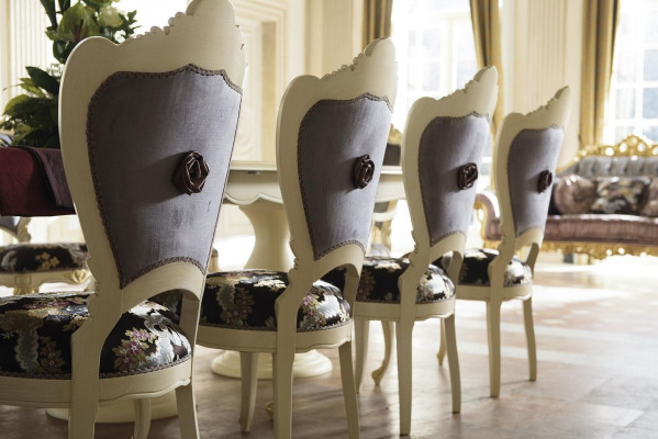 Garnitur Holz Möbel 2x Stühle mit Armlehnen 4xStuhl Tisch Neu Esszimmer Set 7tlg