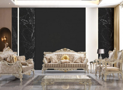 Sofagarnitur Sofa Couch Sofas Couchen Klassische Möbel 5tlg. Garnitur Möbel