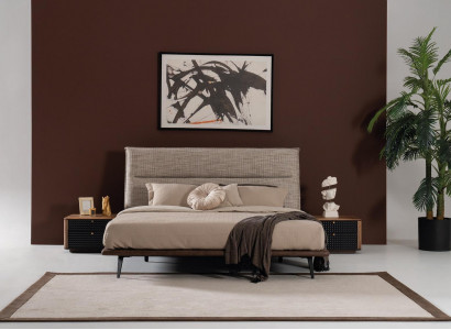 Italienische Schlafzimmer Bett 2x Nachttisch 3tlg. Luxus Stil Modern