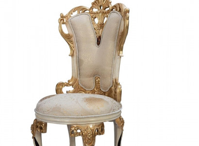 Luxus Design Polster Massiv Holz Stuhl Stühle Sitz Lehn Büro Office Esszimmer