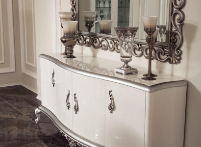 Französische Kommode Anrichte Kommoden Konsole Sideboard Holz Spiegel