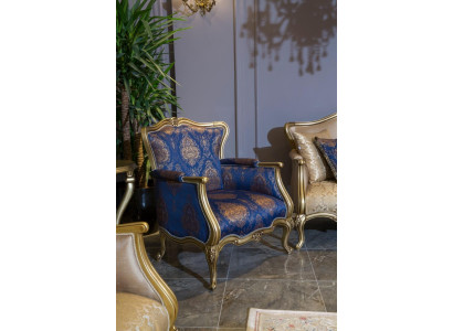 Sessel Einsitzer Couch Textil Sofa Polster Möbel Couchen Stoff Textil Samt