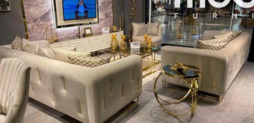 Sessel Sitz Sitzer Design Wohnzimmer Polster Holz Polster Moderne Luxus Beige