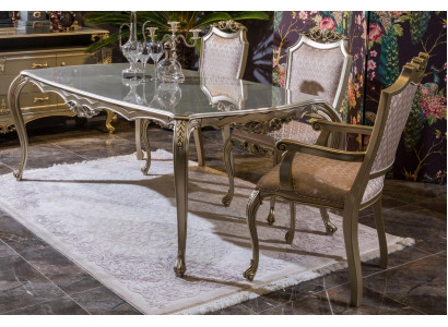 Esszimmer Set Essgruppe Klassische Barock Rokoko 4tlg Stuhl Garnitur 4x Stühle