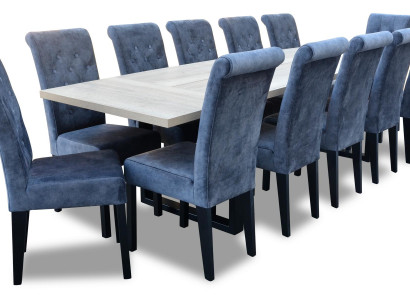 Luxus Esszimmer Design Garnitur 7tlg. Set Tisch + 6 Stuhl Modern Komplett Neu