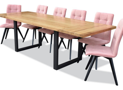 Esstisch 6x Stühle Klassische Esszimmer Garnitur 7tlg.Set Rechteckig Tisch Stuhl