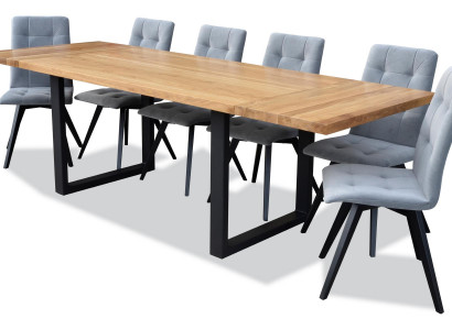 Esstisch 6x Stühle Klassische Garnitur Esszimmer 7tlg.Set Rechteckig Tisch Stuhl