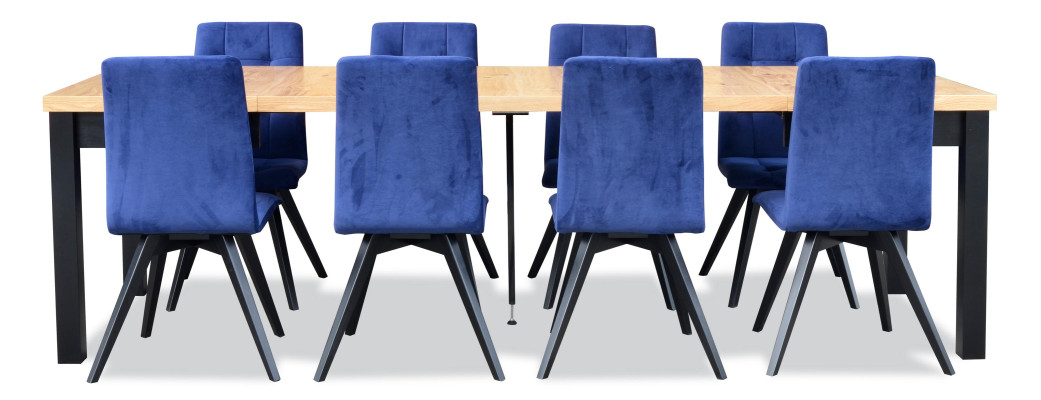 Lehnstühle Esstisch Tisch Holz Esszimmer Garnitur 6x Stuhl Set Stühle 7 tlg. Set