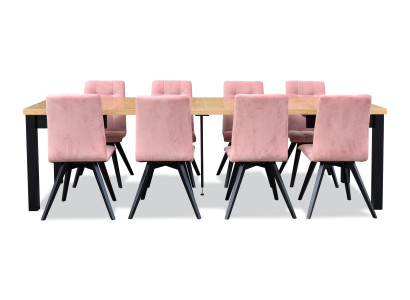 Modern Esszimmer Möbel Esstisch + 6 Stühle Komplett Garnitur 7tlg. Set Gruppe