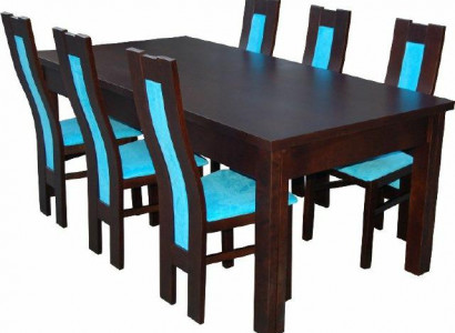 Esstisch + 6 Stühle Esszimmer Stuhl Set Essgruppe Moderner Tisch Tische Neu