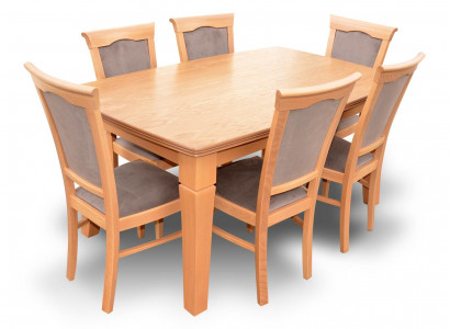 Komplett Set Esstisch 4 Stühle Esszimmer Set Ess Gruppe Holz Tisch Tische 5tlg