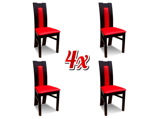 Garnitur Sitz Polster Holz 4x Stühle Wohnzimmer Neu Ess Zimmer Gruppe Set Stuhl