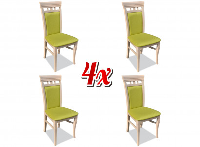 Garnitur Sessel Neu 4x Stühle Stuhl Polster Design Lounge Küchen Sitz Esszimmer