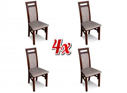 Modernes Stuhl Set Sitz Polster Garnitur Esszimmer 4x Stühle Küche Gruppe Neu