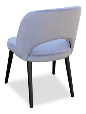 Luxus Design Polster Stuhl Esszimmerstuhl Sitz Lehn Esszimmer Holz Neu