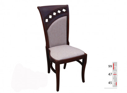 MASSIVHOLZ HOLZ STOFF STUHL MODERN DESIGNER ESSZIMMERSTUHL KÜCHE DEKORATIVE