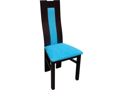 MASSIVHOLZ STUHL HOLZ DESIGNER BLAU STUHL ESSZIMMERSTUHL MODERN DEKORATIVE