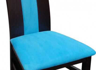 MASSIVHOLZ STUHL HOLZ DESIGNER BLAU STUHL ESSZIMMERSTUHL MODERN DEKORATIVE